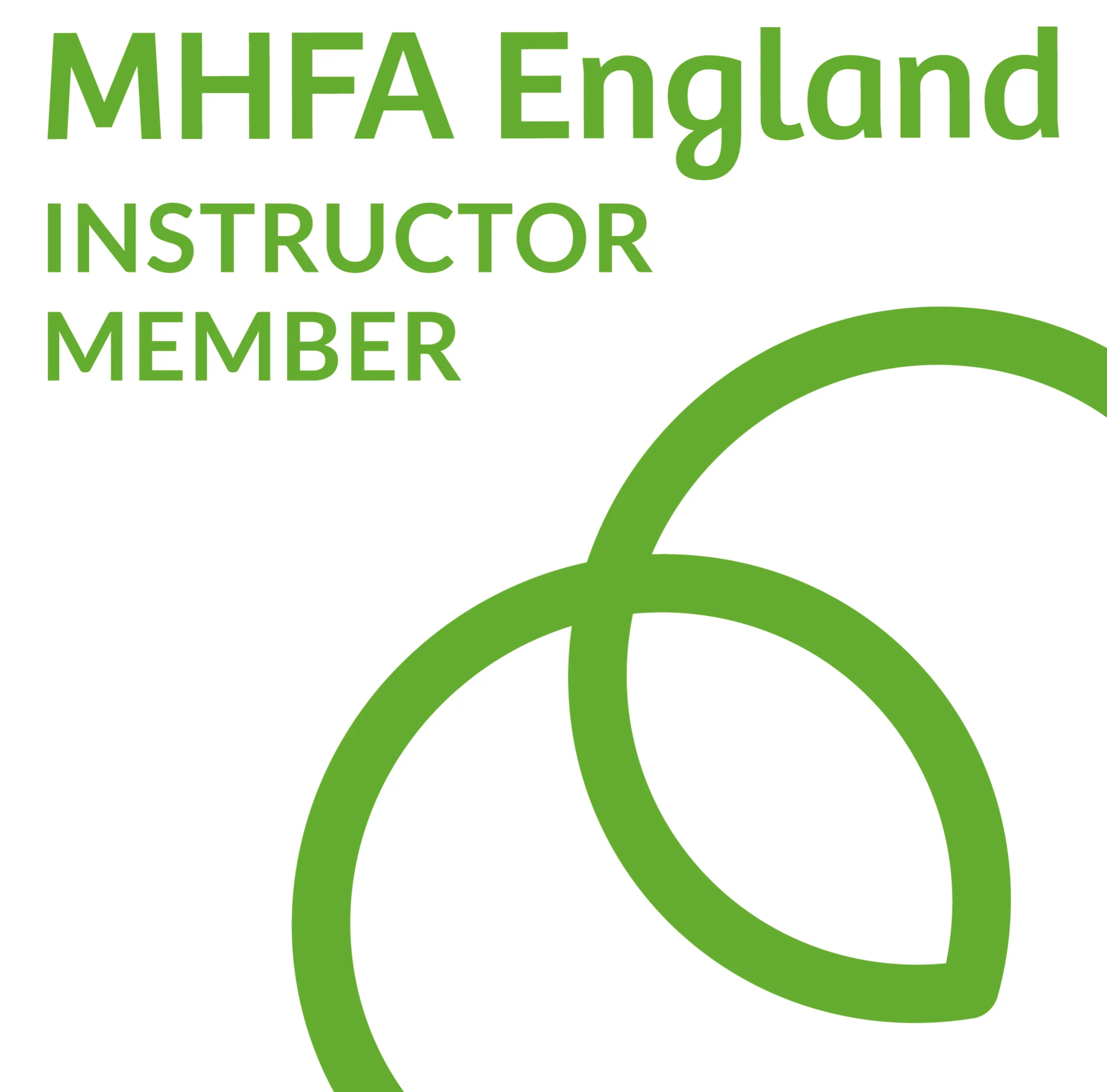 MHFA Instructor Member Badge_White